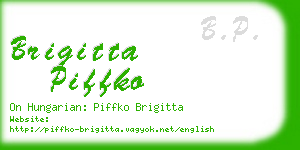 brigitta piffko business card